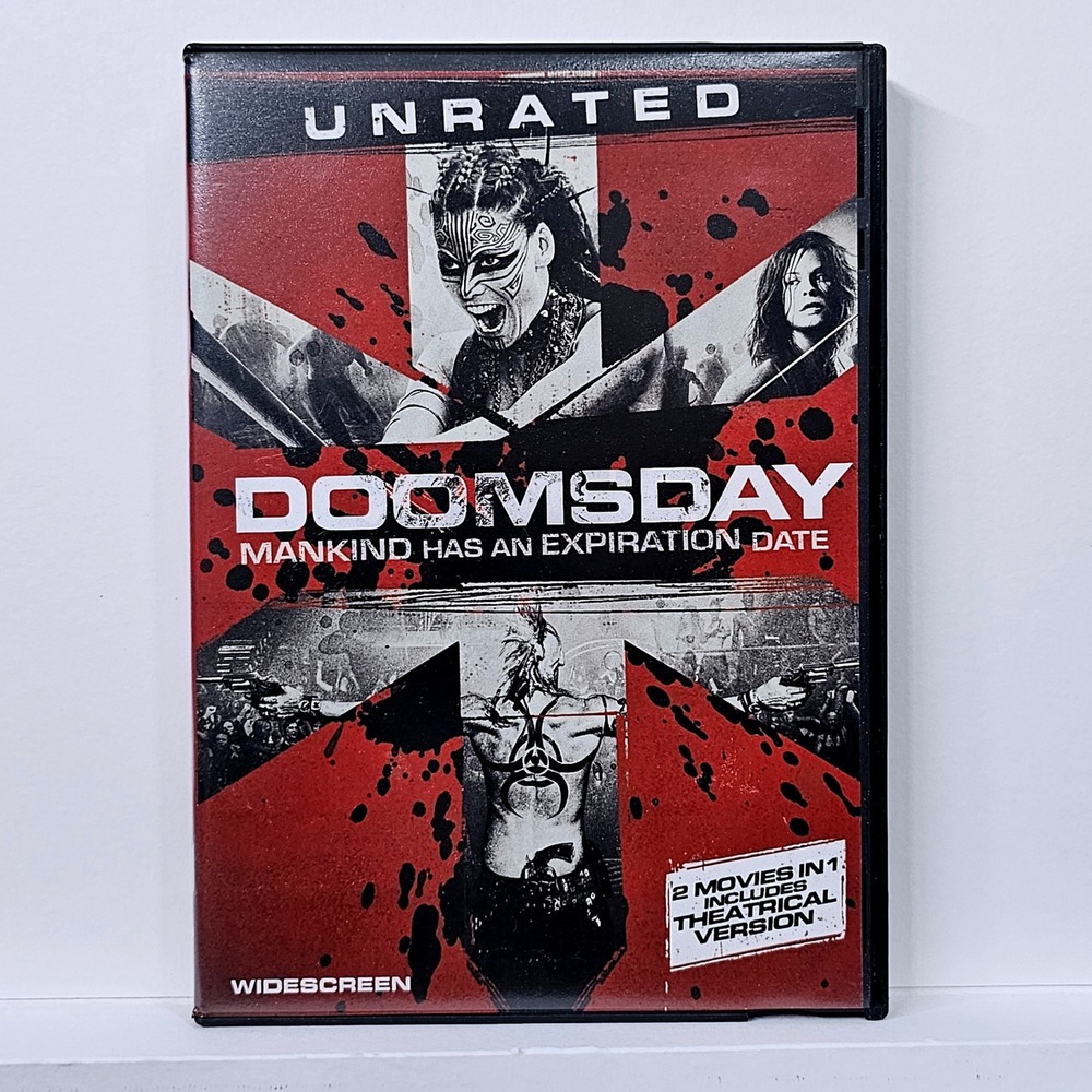 Doomsday Unrated Widescreen DVD 2 Movies Neil Marshall Rhona Mitra Sci-Fi 2008